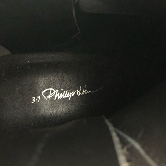 3.1 Phillip Lim Alexa ankle boots, black, sz 38.5 - Picture 4 of 5